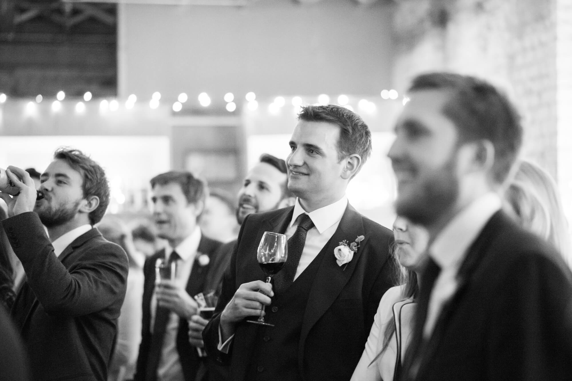 guests listening to speeches at brixton east wedding venue in south london