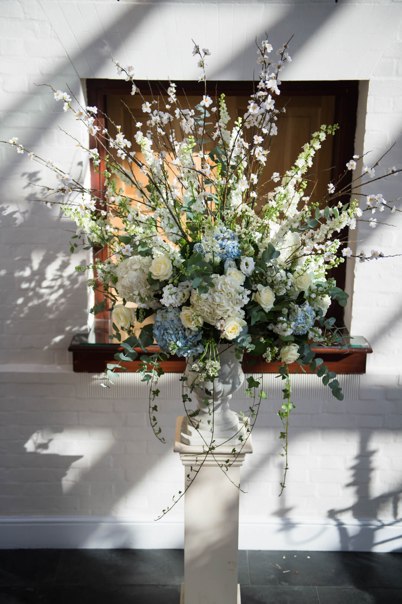 A beautiful floral display designed by The Fine Flower Company